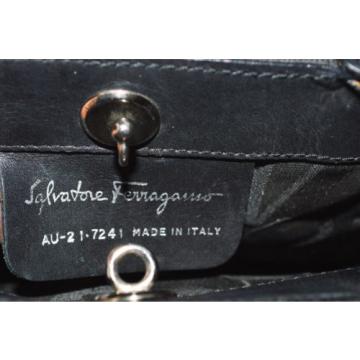 Salvatore Ferragamo Vara Straw Mini Bag