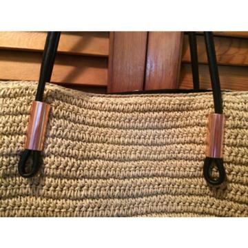 NWT Urban Outfitters Neutral Straw Rope Tote Bag $69.00