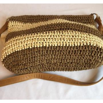 New Straw Studios Striped Crossbody Bag Purse Handbag