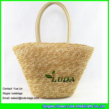 LDMC-025 2017 new fashionable beach totes sequins pineapple straw bags