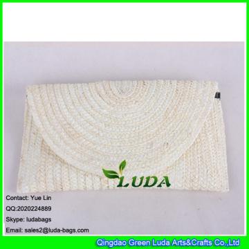 LDMC-125 wholesale women bag china natural straw clutch handbag