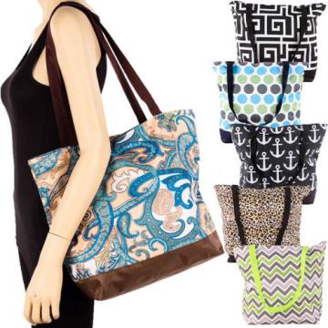 Shoulder Bag Printed Tote Handbag Purse Large Big Beach Reusable Eco Grocery New