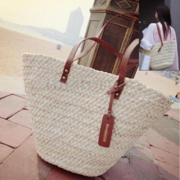 Fashion Women&#039;s Straw Beach Bag Lady Shoulder Bag Tote Handbag Pretty VNC