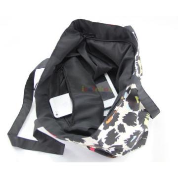 Cute Penguin Printed Beach Tote Shoulder Bag Purse Handbag Travel School Bag