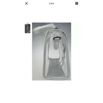 Donalworld Womens Mini Clear Bag Transparent Beach Silver Handbag
