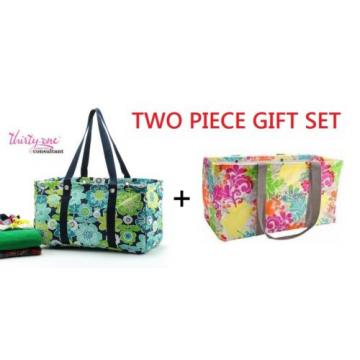 GIFT SET Thirty one Large utility beach laundry tote bag 31 Best buds ISLAND new