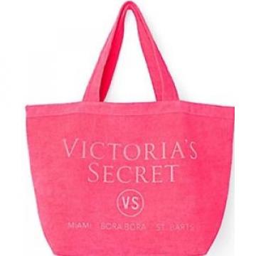 Victoria Secret Terry Hot Pink Beach Bag