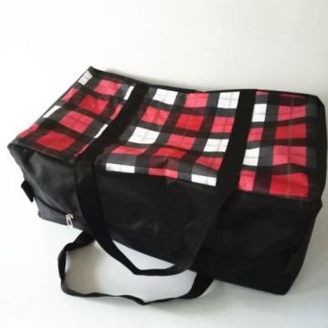 Woman handbag canvas travel bag  lattice storage bag large size Beach bag