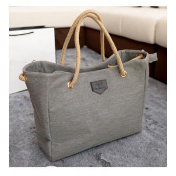 2016 new style women canvas handbag / casual / beach bags high quality