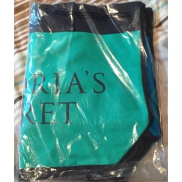 Victorias Secret Beach Tote Bag Green/Blue!