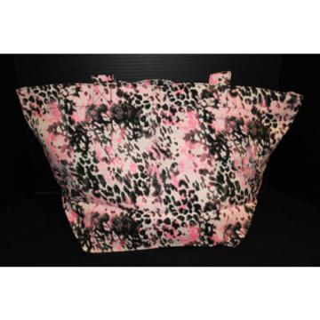 Victoria&#039;s Secret PINK Shopper / Tote / Beach Bag *N w/o T* Pink/Black *Animal*