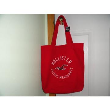HOLLISTER SO CAL CLASSIC TOTE BAG BOOK BEACH BAG  &#034; NAVY OR RED &#034;  NWT