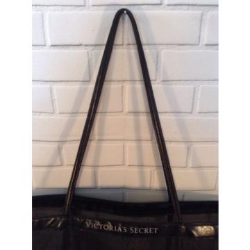 Victoria&#039;s Secret Beach Athletic Bikini Bag Large Tote Black Waterproof Mesh