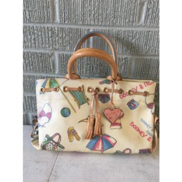 Dooney &amp; Burke Vintage Beach  Style  Handbag Bag Purse