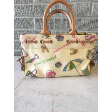 Dooney &amp; Burke Vintage Beach  Style  Handbag Bag Purse