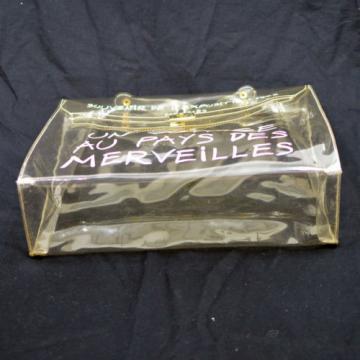 Authentic HERMES KELLY VINYL Beach Hand Bag SOUVENIR DE L&#039;EXPOSITION 1997 V10690