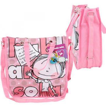 Hablando Sola Shoulder Cross body Tote Pink Bag Shopping Beach School Diaper Bag