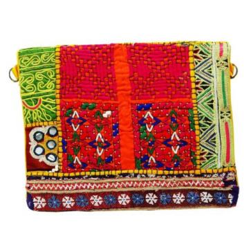 Indian Vintage Bag Multicolor Handbag Embroidered Beach Purse Wedding Clutch