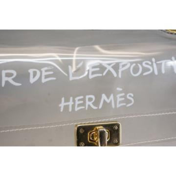 Authentic HERMES KELLY VINYL Beach Hand Bag SOUVENIR DE L&#039;EXPOSITION 1997 887f22