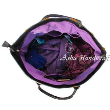 Indian Cotton Tote Suzani Embroidery Handbag Woman Shoulder &amp; Beach Boho Bag s25