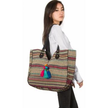 Beach Tote Fashion Shoulder Bag Handbag Everyday Canvas Casual Hippie Travel
