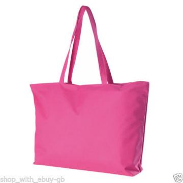 Ladies Beach Bag &amp; Purse - Large Summer Tote Shopping Shopper Handbag - Cotton