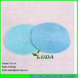 LDTM-017 100% handwoven PP straw woven wicker placemat cheap straw table mat for restaurant