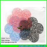LDTT-044  handwoven floral paper straw placemat