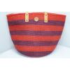 Tory Burch Tyler Straw Tote Red Bag Hobo Satchel Shoulder NWT