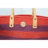 Tory Burch Tyler Straw Tote Red Bag Hobo Satchel Shoulder NWT