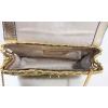 MICHAEL KORS GABRIELLA Natural Straw/Gold Leather Large Clutch Bag Msrp $228.00