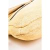 Lanvin Cream Beige Woven Straw Leather Chain Strap Shoulder Bag