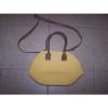 100% PAPER STRAW YELLOW SHOULDER BAG EXCELLENT CONDITION