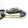 Coach Legacy Black Leather Natural Straw RARE Shoulder Bag L05K 105 0304AT
