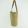 Kourtney Kardashian Cotton On Brown Straw Basket Tote Bag #2 small image