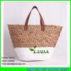 LDSC-006 wholesale natural straw seagrass beach tote bag #2 small image