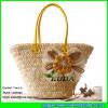 LDYP-081 2017 new look handbags flower cornhusk woven straw tote bag #2 small image