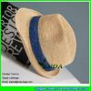LDMZ-004 2017 new design jazz hat navy blue striped raffia straw hats #4 small image