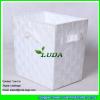 LDKZ-002  candy color home storage bin polyester tye straw squarte storage basket #3 small image