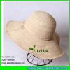LDMZ-008 wholesale crochet hat raffia beach straw fedora hat