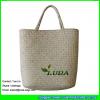 LDSC-015 natural water grass totes handwoven flower beach basket straw bags #2 small image