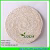 LDTM-001 natural straw woven table mat dining room round placemat #1 small image