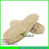 LDSS-001 men's fashion flip flops natural  beach casual shoes handmade cornhusk straw sandals #3 small image