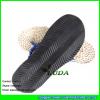 LDSS-002 wholesale men's straw woven slippers with back EVA antiskid