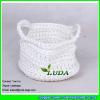 LDMX-001 white cotton rope women crochet handbag handmade macrame tote