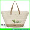 LDYP-044 large size straw beach bag handwoven cornhusk straw bag for summer