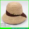 LDMZ-003 2017 new design summer beach raffia floppy straw hat #2 small image