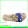 LDSS-004  women casual beach straw slippers #1 small image
