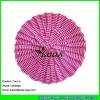 LDTM-023 pp tube woven placemat round pink straw placemat #1 small image