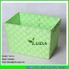LDKZ-012 light green polypropylene strap woven storage tote basket with handles #2 small image